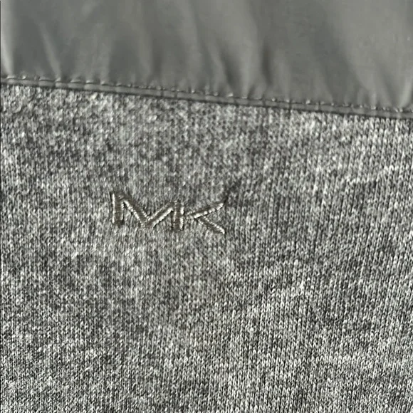 EUC never worn Michael Kors Gray Quilted Vest with High Collar - Picture 4 of 5